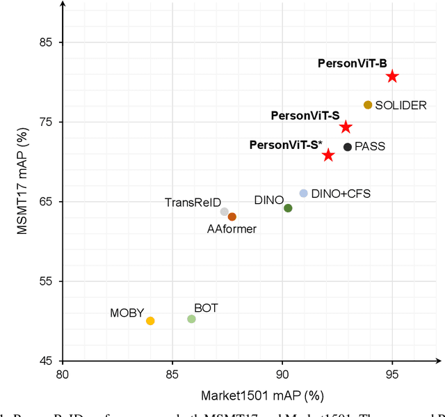 Figure 1 for PersonViT: Large-scale Self-supervised Vision Transformer for Person Re-Identificat