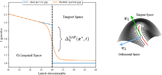 Figure 3 for Losing dimensions: Geometric memorization in generative diffusion