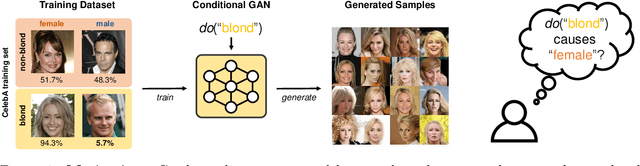 Figure 1 for Breaking the Spurious Causality of Conditional Generation via Fairness Intervention with Corrective Sampling