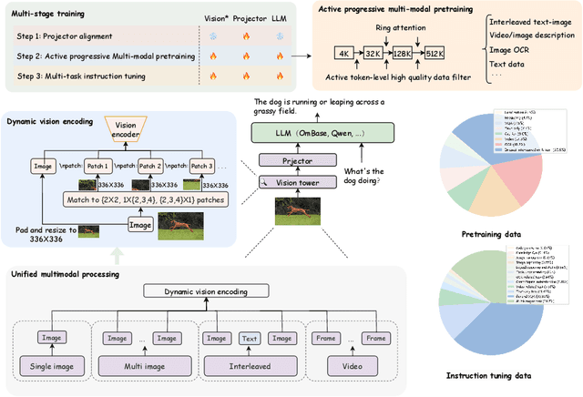 Figure 1 for OmChat: A Recipe to Train Multimodal Language Models with Strong Long Context and Video Understanding