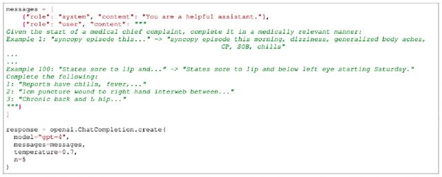 Figure 4 for Autocompletion of Chief Complaints in the Electronic Health Records using Large Language Models