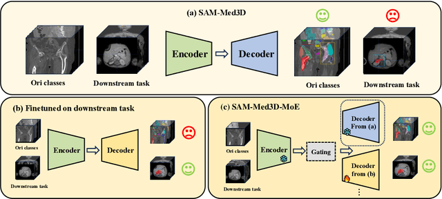 Figure 1 for SAM-Med3D-MoE: Towards a Non-Forgetting Segment Anything Model via Mixture of Experts for 3D Medical Image Segmentation