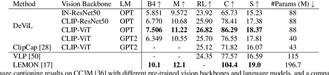 Figure 2 for DeViL: Decoding Vision features into Language