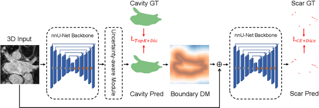 Figure 1 for Automatically Segment the Left Atrium and Scars from LGE-MRIs Using a Boundary-focused nnU-Net