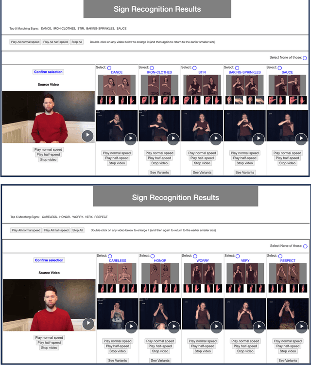 Figure 4 for New Capability to Look Up an ASL Sign from a Video Example