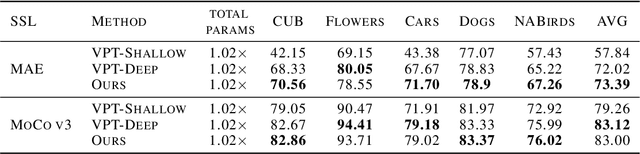 Figure 2 for Improving Visual Prompt Tuning for Self-supervised Vision Transformers