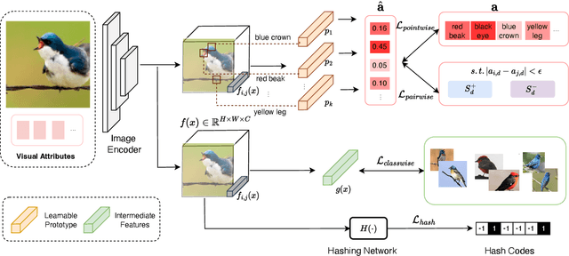 Figure 3 for COMAE: COMprehensive Attribute Exploration for Zero-shot Hashing