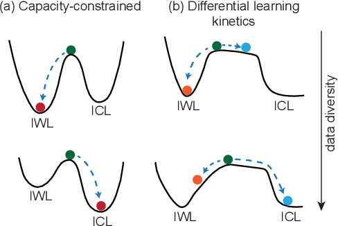 Figure 1 for Differential learning kinetics govern the transition from memorization to generalization during in-context learning