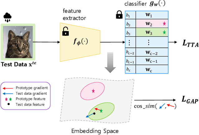 Figure 1 for Gradient Alignment with Prototype Feature for Fully Test-time Adaptation