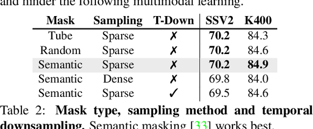 Figure 4 for Unmasked Teacher: Towards Training-Efficient Video Foundation Models