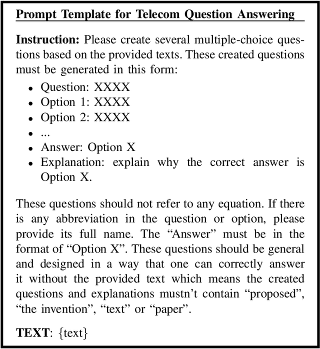 Figure 2 for TelecomGPT: A Framework to Build Telecom-Specfic Large Language Models