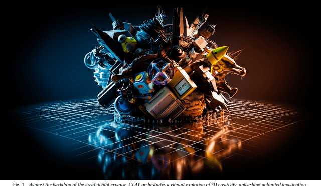 Figure 1 for CLAY: A Controllable Large-scale Generative Model for Creating High-quality 3D Assets