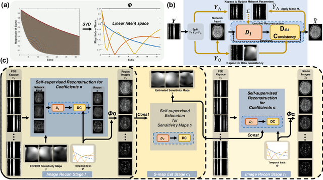 Figure 1 for Zero-Shot Self-Supervised Joint Temporal Image and Sensitivity Map Reconstruction via Linear Latent Space