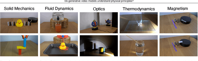 Figure 1 for Do generative video models learn physical principles from watching videos?