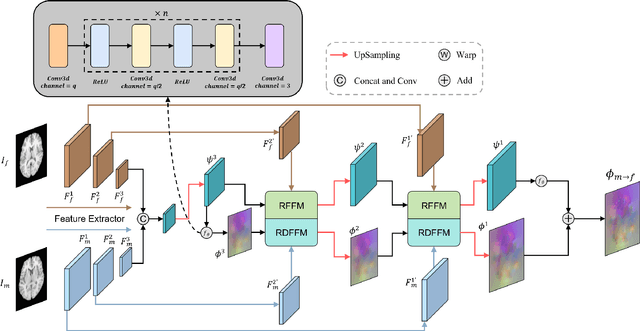 Figure 2 for FF-PNet: A Pyramid Network Based on Feature and Field for Brain Image Registration