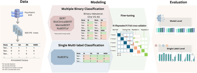 Figure 1 for Suicide Phenotyping from Clinical Notes in Safety-Net Psychiatric Hospital Using Multi-Label Classification with Pre-Trained Language Models