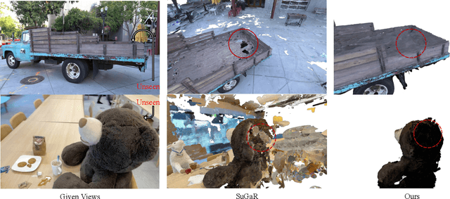 Figure 2 for OMEGAS: Object Mesh Extraction from Large Scenes Guided by Gaussian Segmentation