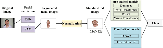 Figure 1 for Comparative Analysis of Pre-trained Deep Learning Models and DINOv2 for Cushing's Syndrome Diagnosis in Facial Analysis