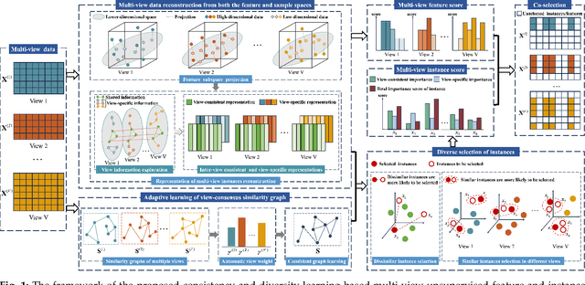 Figure 1 for CONDEN-FI: Consistency and Diversity Learning-based Multi-View Unsupervised Feature and In-stance Co-Selection