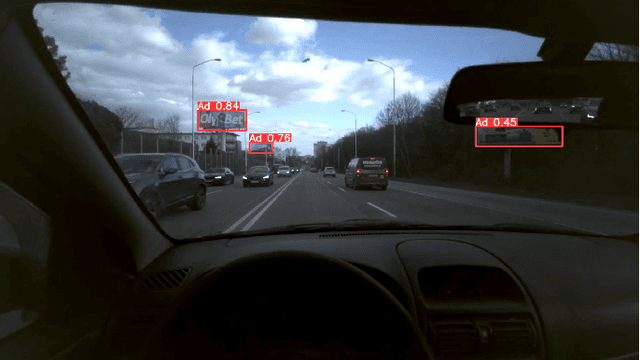 Figure 4 for Evaluating the Significance of Outdoor Advertising from Driver's Perspective Using Computer Vision