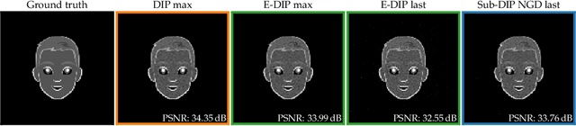 Figure 2 for Fast and Painless Image Reconstruction in Deep Image Prior Subspaces