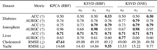 Figure 4 for Nonlinear SVD with Asymmetric Kernels: feature learning and asymmetric Nyström method