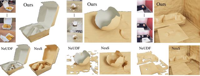 Figure 1 for Learning Unsigned Distance Functions from Multi-view Images with Volume Rendering Priors