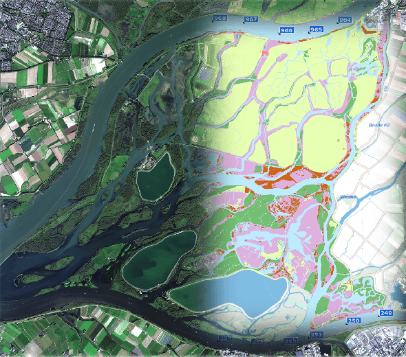 Figure 1 for Supervised and self-supervised land-cover segmentation & classification of the Biesbosch wetlands
