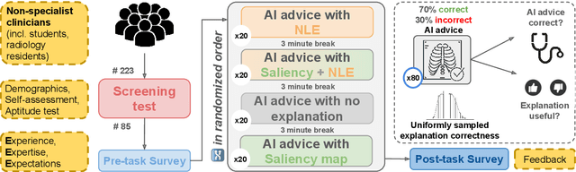 Figure 1 for Fool Me Once? Contrasting Textual and Visual Explanations in a Clinical Decision-Support Setting