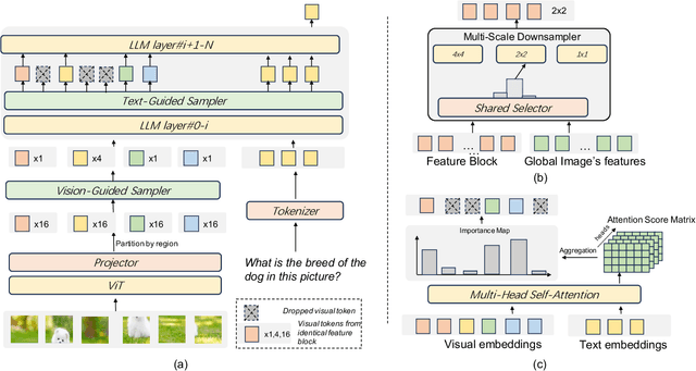 Figure 1 for FocusLLaVA: A Coarse-to-Fine Approach for Efficient and Effective Visual Token Compression