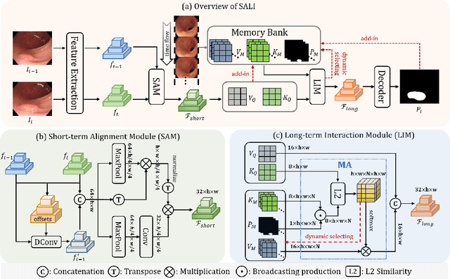 Figure 3 for SALI: Short-term Alignment and Long-term Interaction Network for Colonoscopy Video Polyp Segmentation