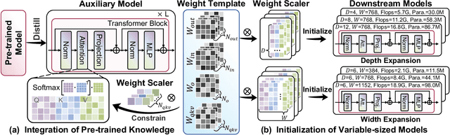 Figure 3 for WAVE: Weight Template for Adaptive Initialization of Variable-sized Models