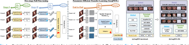 Figure 1 for SurgPETL: Parameter-Efficient Image-to-Surgical-Video Transfer Learning for Surgical Phase Recognition