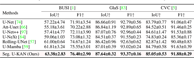 Figure 2 for U-KAN Makes Strong Backbone for Medical Image Segmentation and Generation