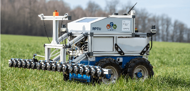 Figure 3 for Leveraging 5G private networks, UAVs and robots to detect and combat broad-leaved dock (Rumex obtusifolius) in feed production