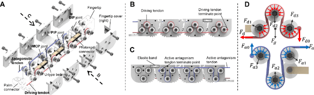 Figure 2 for Tactile SoftHand-A: 3D-Printed, Tactile, Highly-underactuated, Anthropomorphic Robot Hand with an Antagonistic Tendon Mechanism