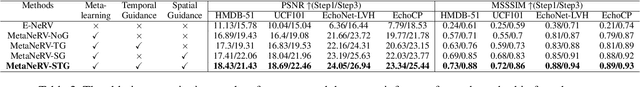 Figure 4 for MetaNeRV: Meta Neural Representations for Videos with Spatial-Temporal Guidance