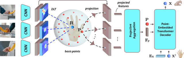 Figure 1 for Multi-view Hand Reconstruction with a Point-Embedded Transformer