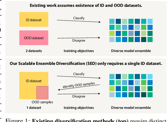 Figure 1 for Scalable Ensemble Diversification for OOD Generalization and Detection