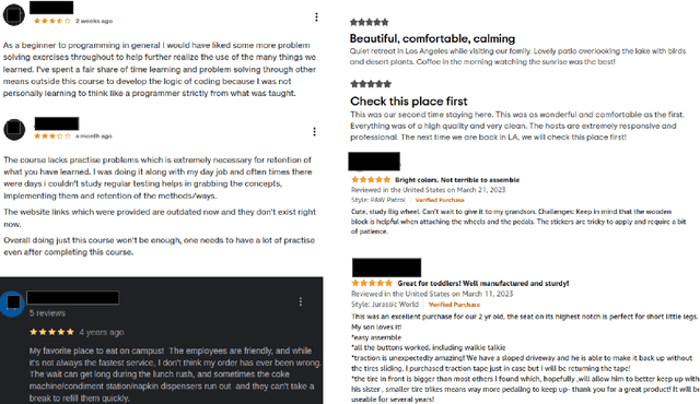 Figure 1 for ROAST: Review-level Opinion Aspect Sentiment Target Joint Detection