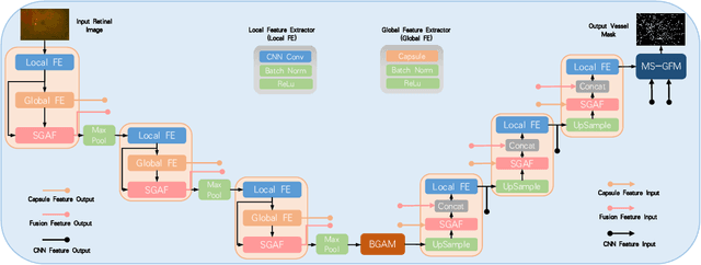 Figure 1 for Retinal Vessel Segmentation with Deep Graph and Capsule Reasoning