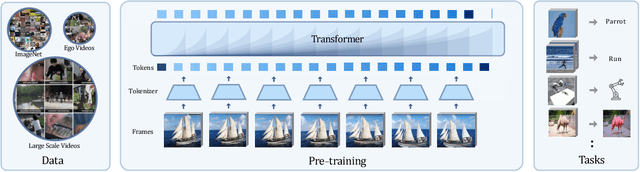 Figure 1 for An Empirical Study of Autoregressive Pre-training from Videos