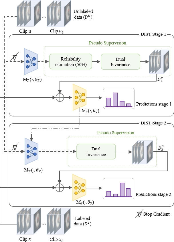 Figure 1 for Dual Invariance Self-training for Reliable Semi-supervised Surgical Phase Recognition