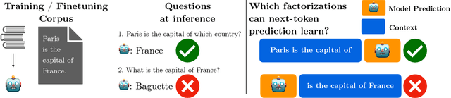 Figure 1 for The Factorization Curse: Which Tokens You Predict Underlie the Reversal Curse and More