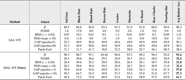 Figure 4 for Multi-Attribute Vision Transformers are Efficient and Robust Learners