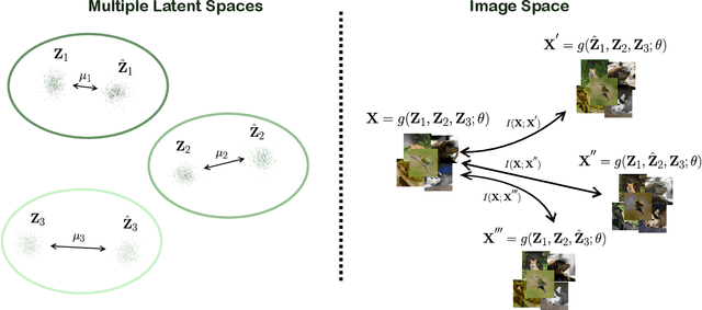 Figure 3 for A Mutual Information Perspective on Multiple Latent Variable Generative Models for Positive View Generation