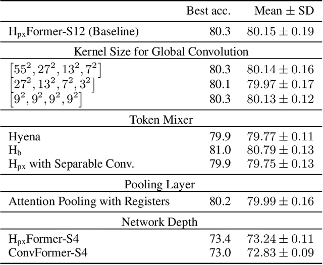 Figure 4 for HyenaPixel: Global Image Context with Convolutions