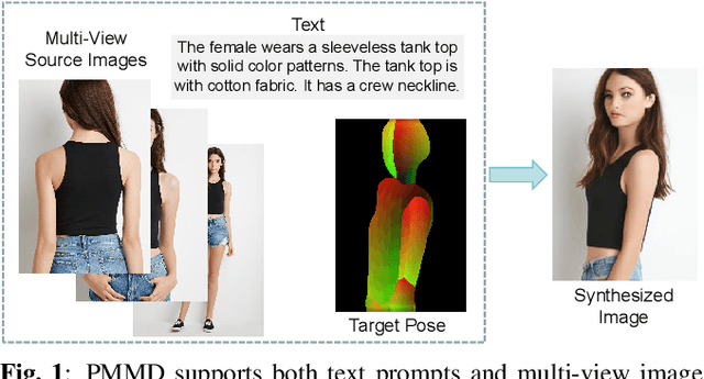 Figure 1 for PMMD: A pose-guided multi-view multi-modal diffusion for person generation
