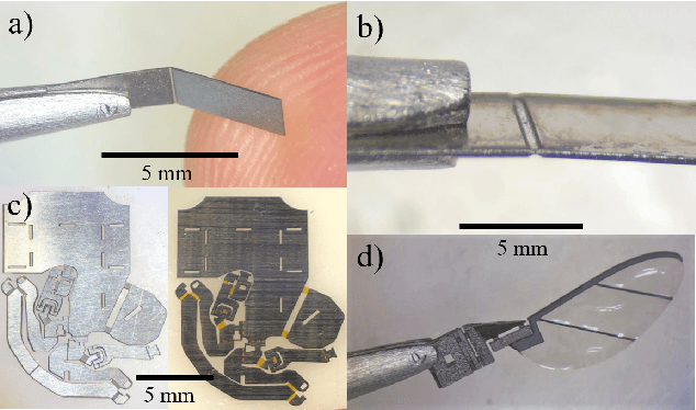 Figure 1 for Femtosecond laser fabricated nitinol living hinges for millimeter-sized robots