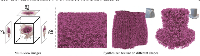 Figure 1 for NeRF-Texture: Synthesizing Neural Radiance Field Textures